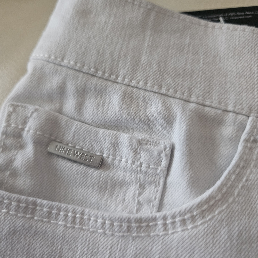 Nine West Women's White Shorts - Picture 7 of 11